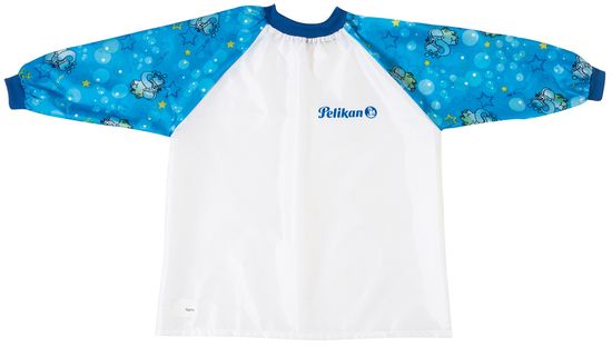 Pelikan zaščitna majica z rokavi za likovno vzgojo, modra