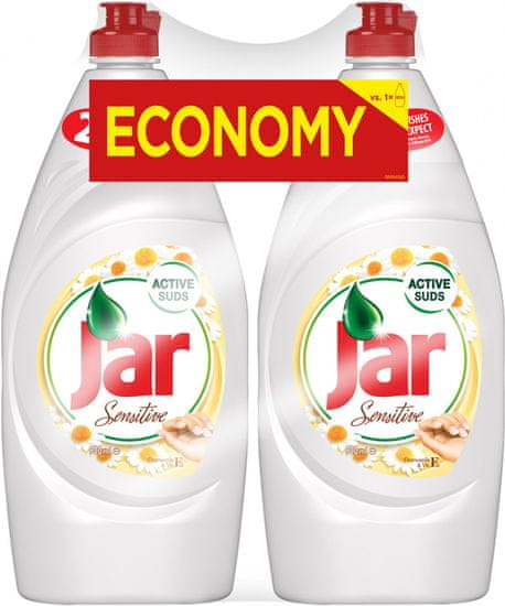 Jar detergent za pomivanje posode Chamomile, 2 x 900 ml