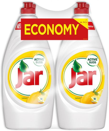 Jar detergent za pomivanje posode, limona, 2 x 900 ml - Odprta embalaža