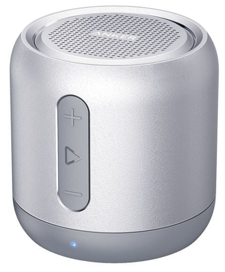 Anker zvočnik SoundCore MINI, 5W, brezžični, z mikrofonom in FM radiem, siv