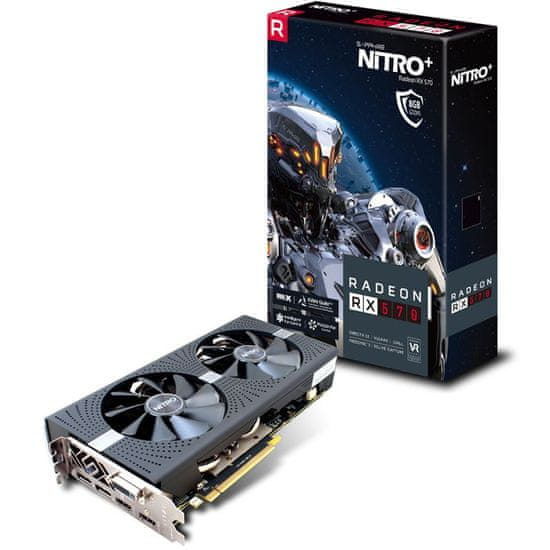 Sapphire grafična kartica RX 570 OC 8GB GDDR5 PCI-E Nitro lite