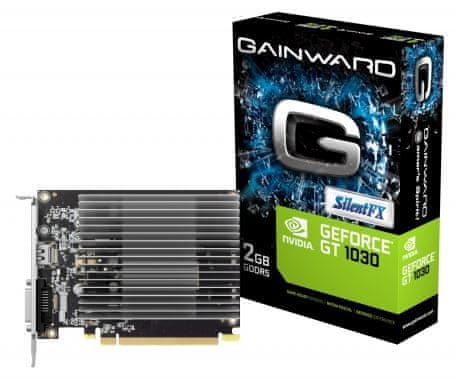 Gainward grafična kartica SilentFX GeForce GT 1030 SilentFX, 2 GB GDDR5