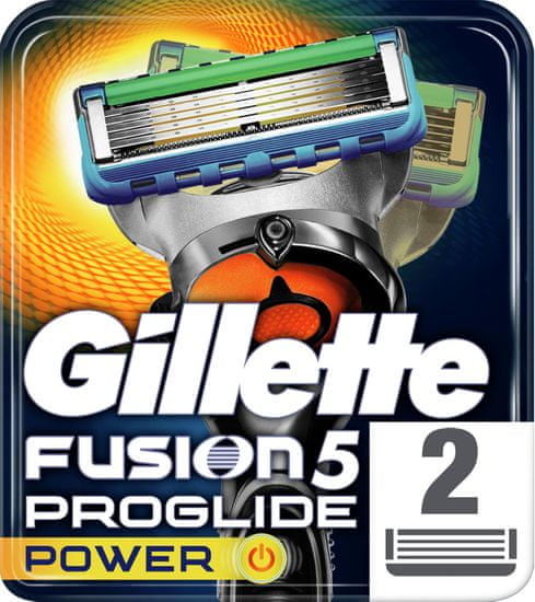 Gillette Fusion Proglide nadomestna rezila Power, 2 kosa