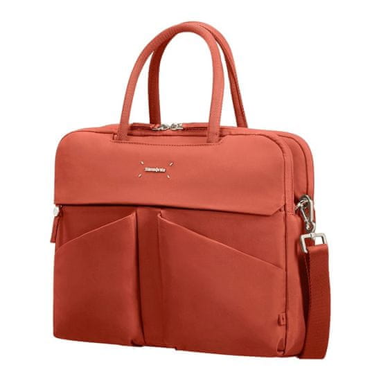 Samsonite ženska poslovna torba Lady Tech, 35,8 cm, rdeča
