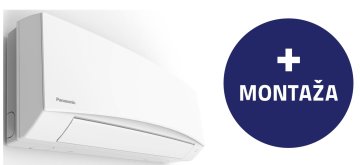 Panasonic klimatska naprava CS/CU-TZ9SKE, z montažo