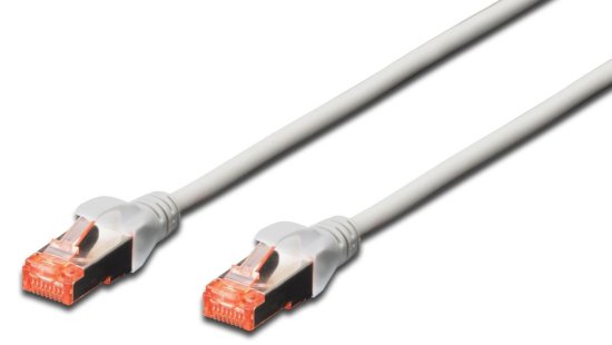 Digitus mrežni povezovalni kabel S-FTP cat 6 patch, 2x RJ45, 15 m, siv