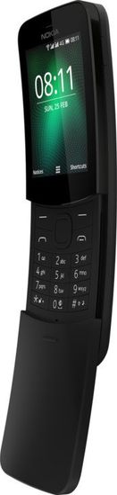 Nokia mobilni telefon 8110 4G, DualSIM, črn - Odprta embalaža