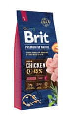 Brit hrana za pasje mladiče Premium by Nature Junior L, 15 kg