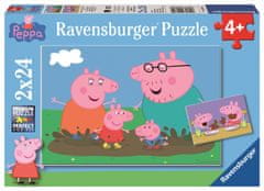 Ravensburger Srečno družinsko življenje sestavljanka, 2x24 delov