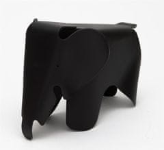 Fernity Slonov stolček črne barve