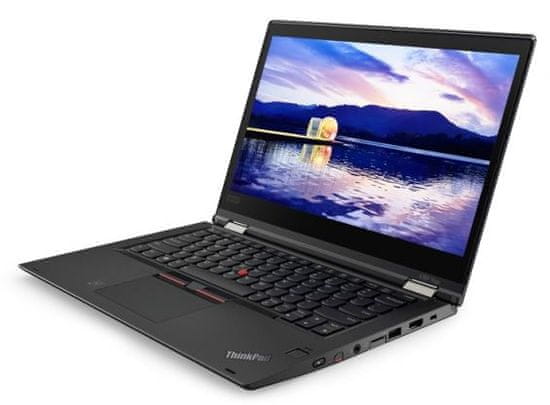 Lenovo prenosnik ThinkPad X380 Yoga i5-8250U/8GB/SSD256GB/13,3FHD/W10P, črn (20LH000NSC)