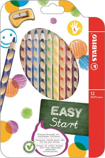 Stabilo barvice Easycolours, trikotne oblike, za levičarje