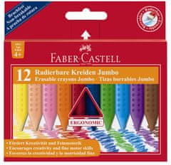 Faber-Castell voščene barvice Grip Jumbo 12/1