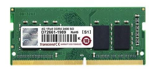 Transcend pomnilnik 4 GB DDR4 SODIMM, PC2400, CL17, 1Rx8 (JM2400HSH-4G)
