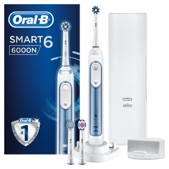 Oral-B električna zobna ščetka Smart 6 6000, set
