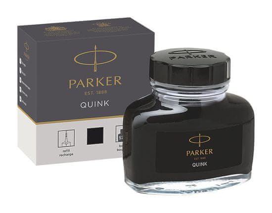 Parker črnilo Quink, črno