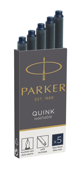 Parker bombice Quink, 5/1, temno modre