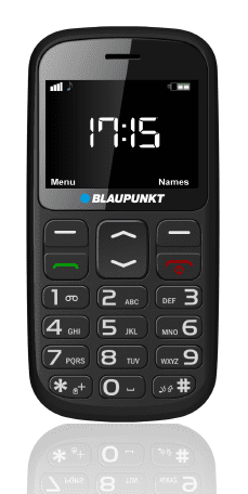 Blaupunkt blaupunkt-telefon za starejše BS 02 2G, dual sim, črn - Odprta embalaža