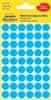 okrogle markirne etikete 3142, 12 mm, 270 kosov, modre
