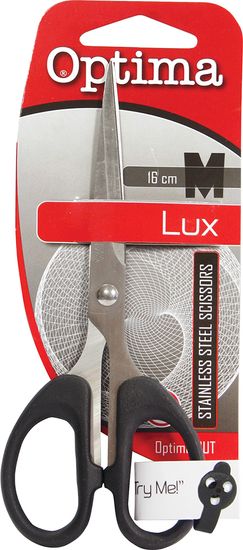 Optima škarje Lux M, 16 cm