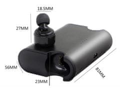 Platinet Bluetooth True Wireless slušalke PM1080B s polnilno enoto, črne - odprta embalaža