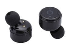 Bluetooth True Wireless slušalke PM1080B s polnilno enoto, črne - odprta embalaža