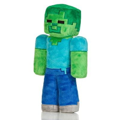J!nx plišasta figura Minecraft Zombie, 30,48 cm