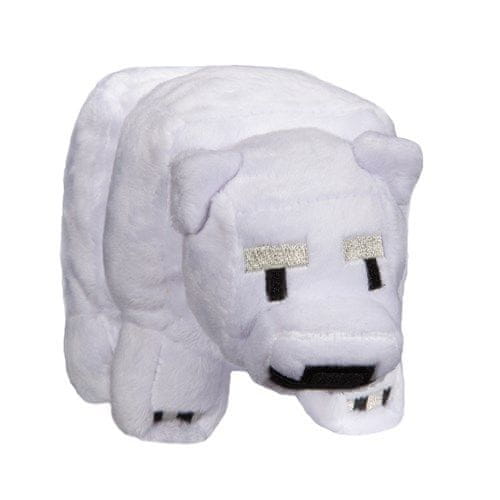 J!nx plišasta figura Minecraft Baby Polar Bear, 17,78 cm