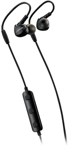 Canyon športne Bluetooth slušalke, z mikrofonom, črne (CNS-SBTHS1B)
