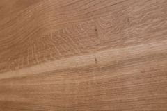 Fernity Podstrešna miza 45x45 bel profil 30 mm, vrh, lakiran naravni hrast