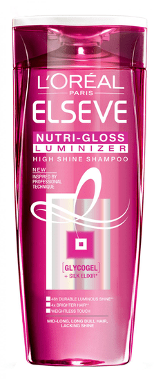 Loreal Paris šampon za lase s pomanjkanjem sijaja Elseve Nutri Gloss Luminizer, 250 ml