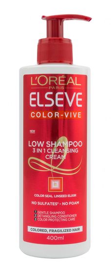 Loreal Paris negovalni šampon Elseve Color Vive, 3v1, 400 ml