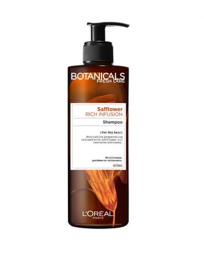 Loreal Paris šampon za suhe lase Botanicals Safflower, 400 ml