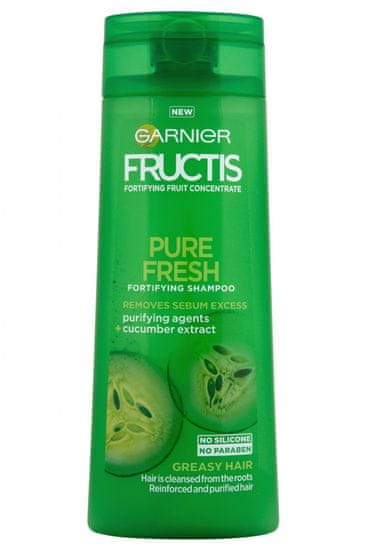 Garnier šampon za mastne lase Fructis Pure Fresh, 250 ml