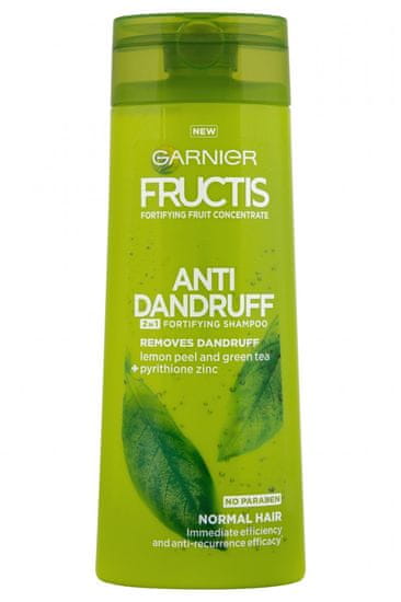 Garnier šampon z balzamom proti prhljaju Fructis Anti Dandruff 2v1, 250 ml