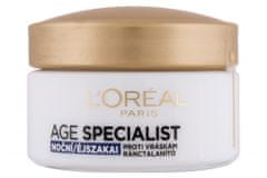 Loreal Paris nočna krema za ponovno učvrstitev kože Age Specialist Anti-wrinkle 55+, 50 ml