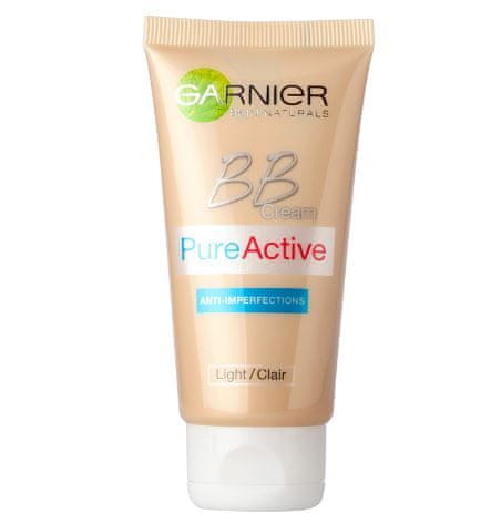 Garnier Skin Naturals Pure Active BB krema proti mozoljem, Light, 50 ml