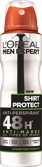 Loreal Paris antiperspirant v razpršilu Men Expert Shirt Protect, 150 ml