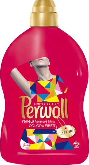 Perwoll pralni gel Renew Advanced Effect Color, 2,7 l, 45 pranj