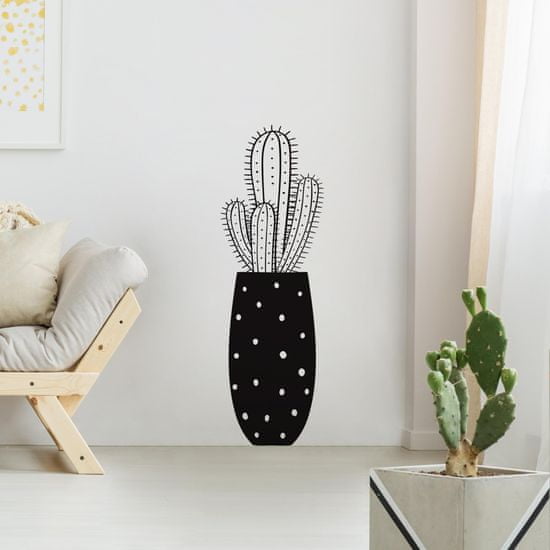 Crearreda dekorativna stenska nalepka Kaktus, L