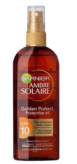Garnier Ambre Solaire golden protect olje v spreju SPF10, 150ml