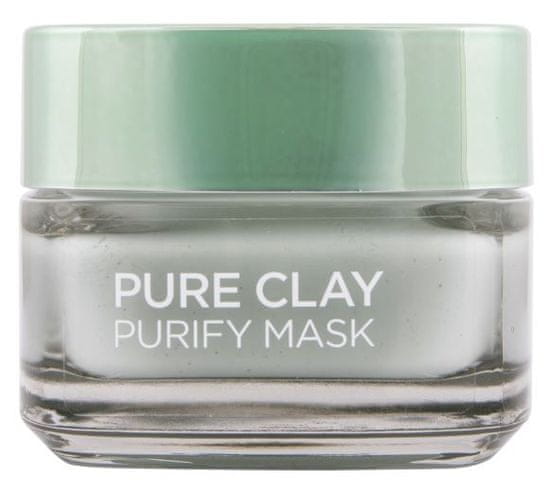 Loreal Paris maska za čiščenje in matiranje kože Pure Clay Purify, 50 ml