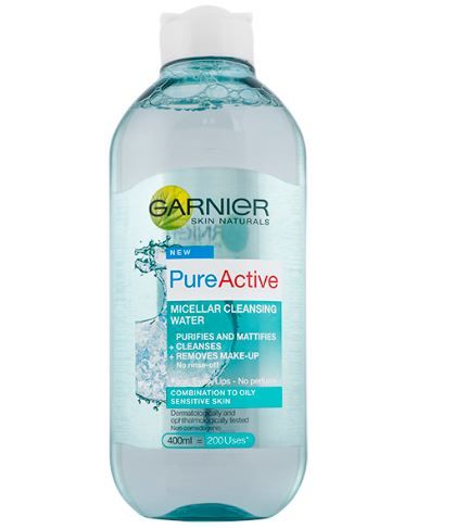 Garnier Skin Naturals Pure Active micelarna voda proti mozoljem, 400 ml