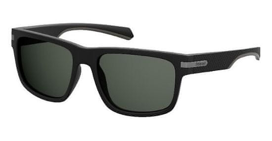 POLAROID sončna očala PLD 2066/S, črna, s sivimi stekli