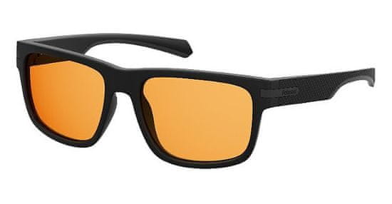 POLAROID sončna očala PLD 2066/S, črna, z rumenimi stekli