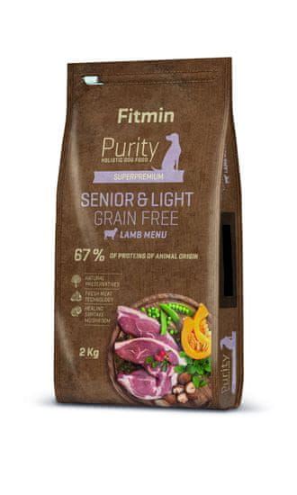 Fitmin pasja hrana Dog Purity Grain Free Senior & Light Lamb, jagnjetina, 2 kg