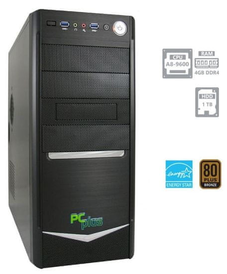 PCplus namizni računalnik I-Net A8-9600/4GB/1TB/FreeDos