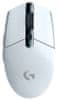 Logitech G305 gaming miška, Lightspeed, brezžična, bela (910-005291)