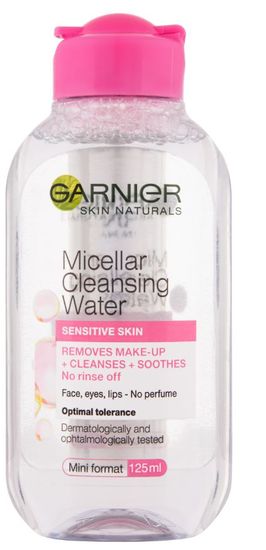 Garnier micelarna voda Skin Naturals, za občutljivo kožo, 125 ml
