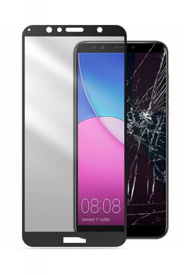 CellularLine zaščitno steklo Capsule za Huawei Y6 2018, črno